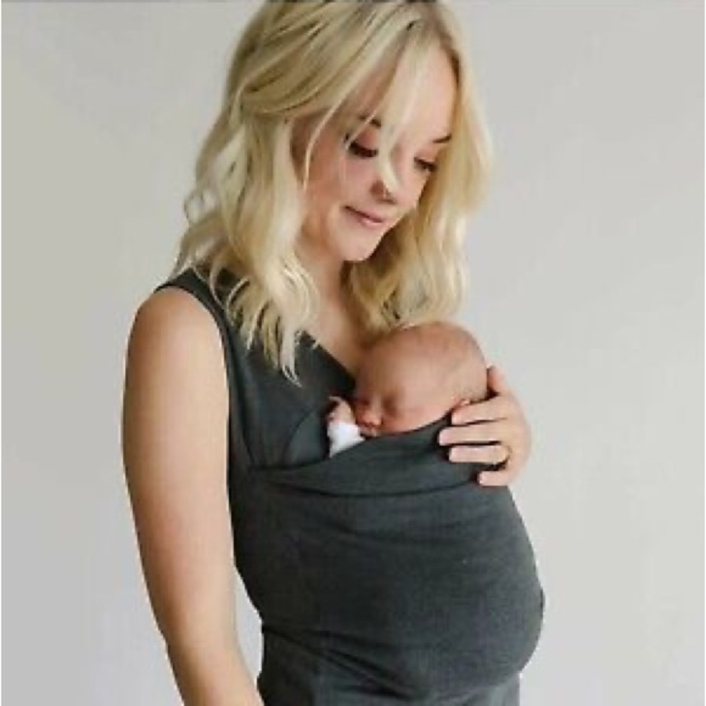 Women's Gray Babywearing Top